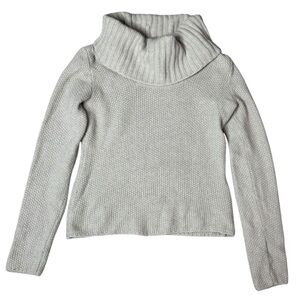 MaxMara Cashmere Wool Cropped Cowl Neck Sweater size M